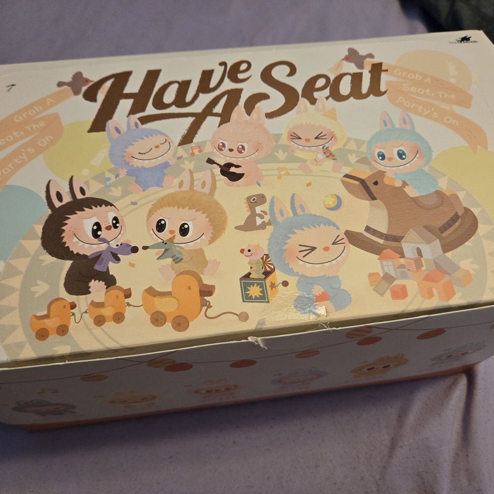 The Monsters Popmart Labubu Have a Seat collection set of 6